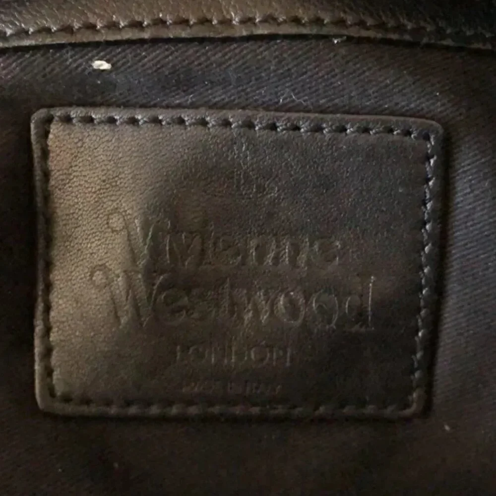 Authentic Vintage Vivienne Westwood Leather Asymmetrical Hobo Bag
